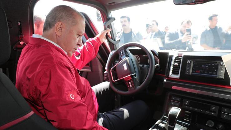 Yerli pikap aracın ismi belli oldu... Cumhurbaşkanı Erdoğan bizzat kullandı