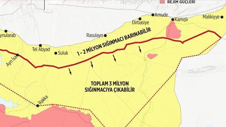 Türkiye 3 milyon Suriyeli için güvenli bölge önerdi