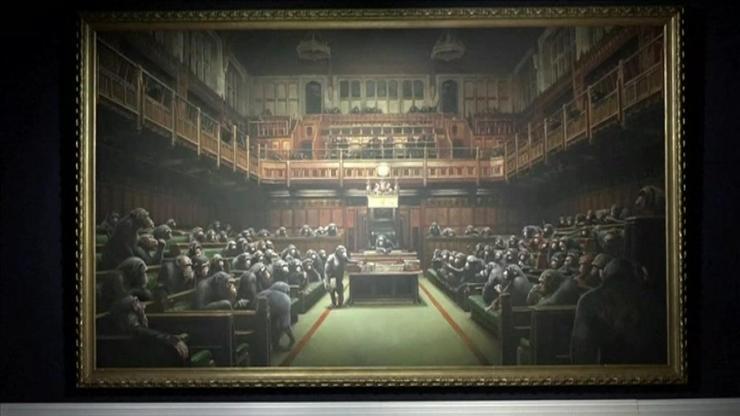 Banksy’nin, tablosu rekor fiyata satıldı