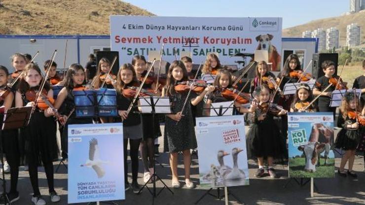 Çankaya'da 'Hayvanları Koruma Günü' konseri