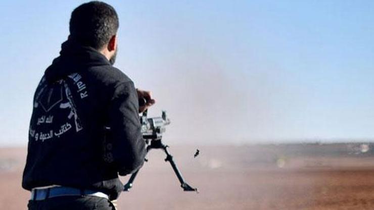 Tel Rıfattaki YPG/PKKlı teröristlerden ÖSO mevzilerine saldırı