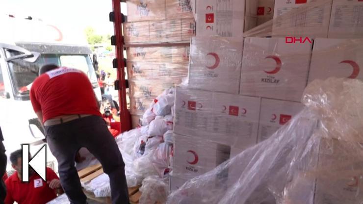 Kızılay’dan 1500 Suriyeli aileye yardım