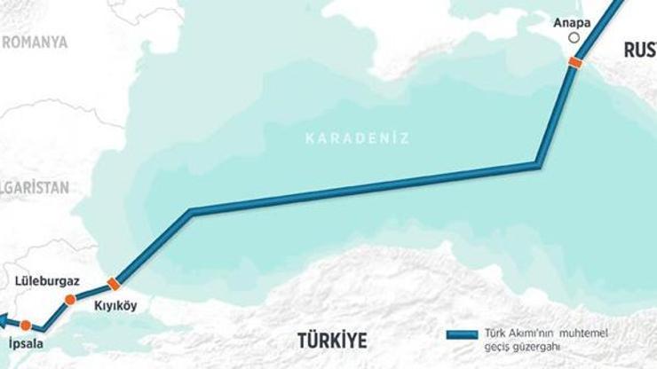 Türk Akım projesinde Rus doğalgazı Kıyıköye ulaştı