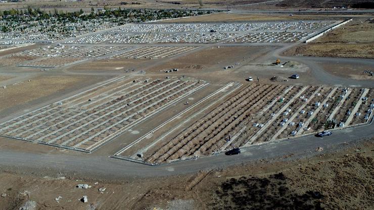 Erzurumda 800 mezar kazıldı
