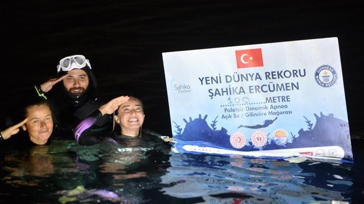 İşte Şahika Ercümenin dünya rekorunu kırdığı anlar