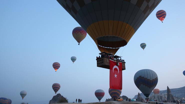 Balonlar, Cumhuriyet Bayramı için havalandı