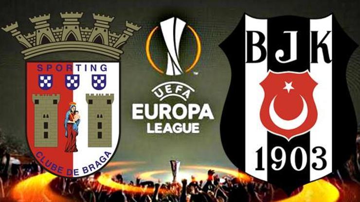 Braga Beşiktaş maçı ne zaman, BJK UEFA maçı saat kaçta, hangi kanalda