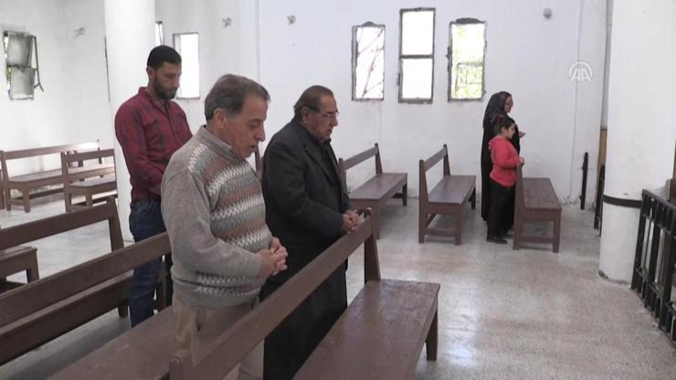 Tel Abyaddaki kilise ibadete açıldı