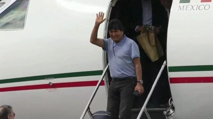 Morales Meksikada büyük ilgiyle karşılandı