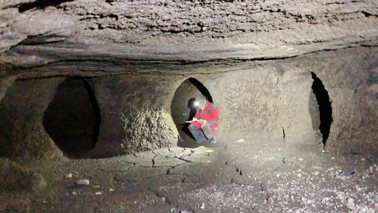 Bin 300 metre uzunluğunda yer altı şehri bulundu