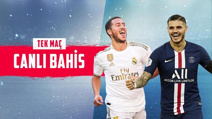 Real Madrid-PSG CANLI BAHİS seçenekleriyle Misli.comda