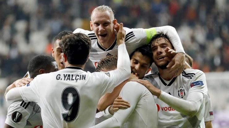 Beşiktaş Avrupada ilk galibiyetini aldı