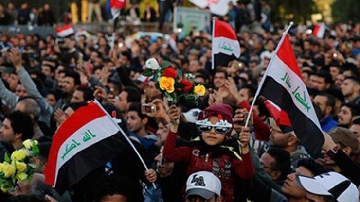 Irakta sevinç gösterileri düzenlendi Güle güle Adil