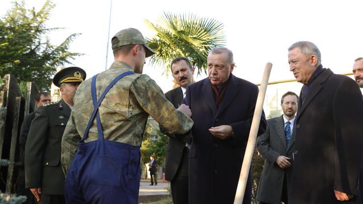 Cumhurbaşkanı Erdoğan‘dan tezkeresine 10 gün kalan askere hediye