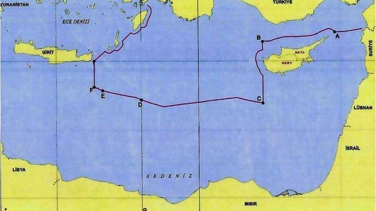 Dışişleri Bakanlığı paylaştı İşte Türkiyenin Doğu Akdenizdeki kıta sahanlığı ve MEB sınırları