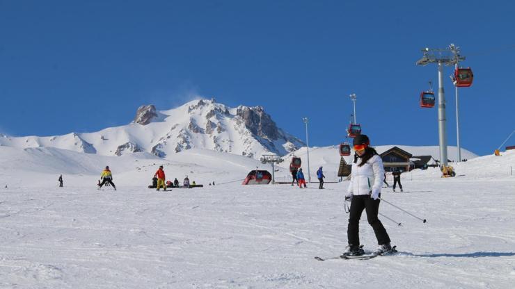 Erciyeste kayak sezonu açılıyor