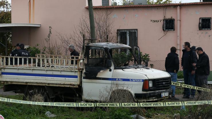 Isınmak için girdiği kamyonette yanarak öldü
