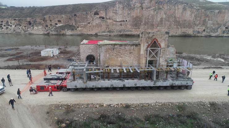 Hasankeyfteki son eser Er-Rızk Camisi taşınıyor