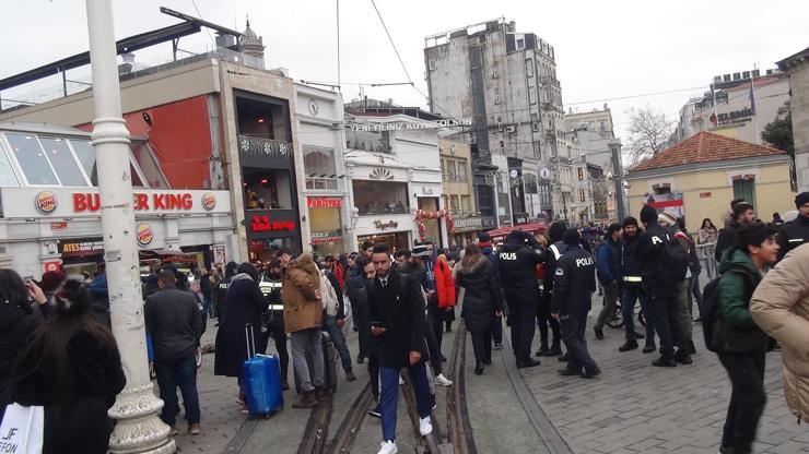 Yılbaşına saatler kala Taksimde son durum