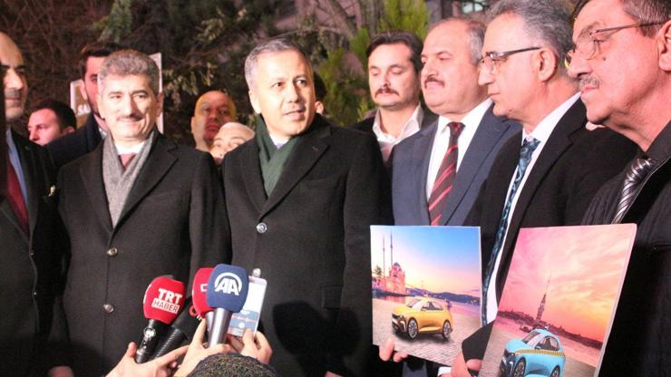 İstanbul Valisinden taksicilere yeni yıl ziyareti