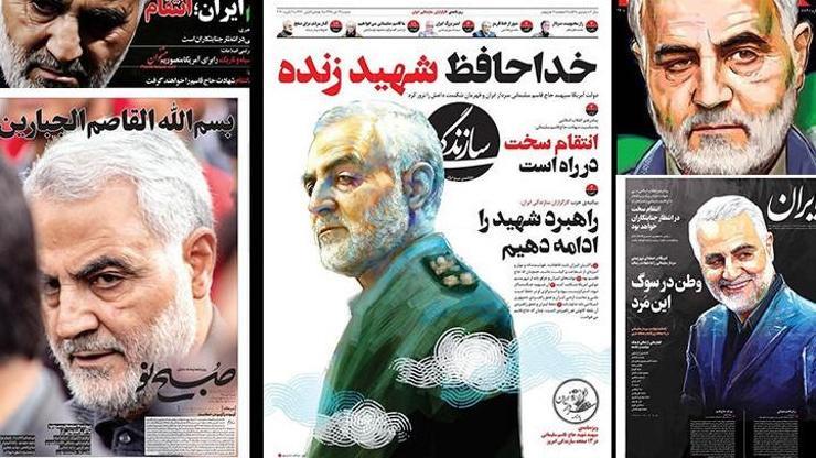 Kasım Süleymani suikastının ardından İran gazeteleri manşetleri