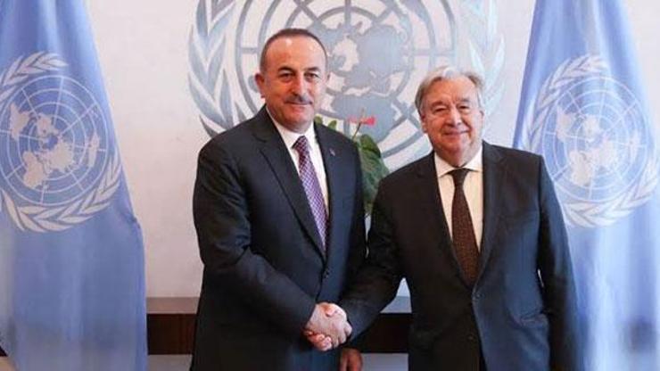 Çavuşoğlu, BM Genel Sekreteri ile görüştü