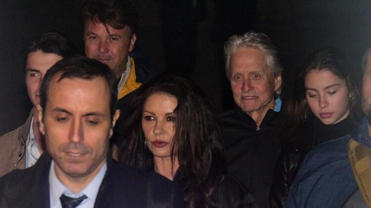 Catherine Zeta-Jones ve Michael Douglas özel izinle Ayasofya Müzesi’ni gezdi