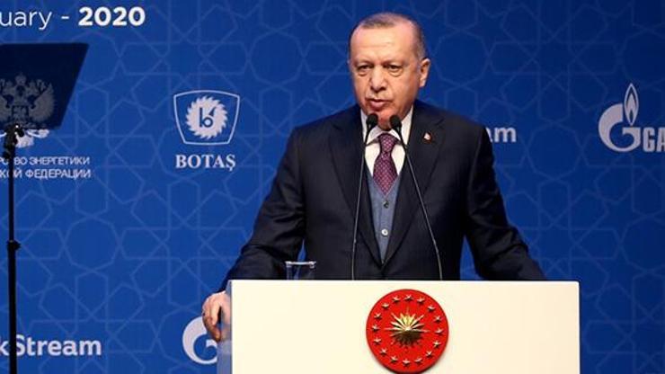 Cumhurbaşkanı Erdoğandan TürkAkım Projesine ilişkin paylaşım