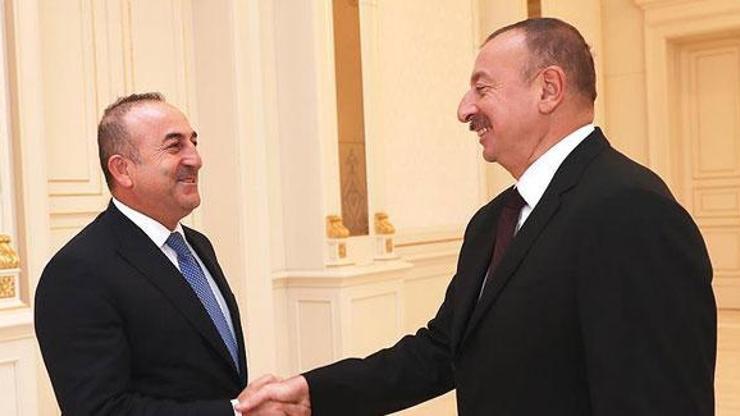 Çavuşoğlu, Azerbaycan Cumhurbaşkanı İlham Aliyev ile görüştü Çavuşoğlu, Azerbaycan Cumhurbaşkanı İlham Aliyev ile görüştü