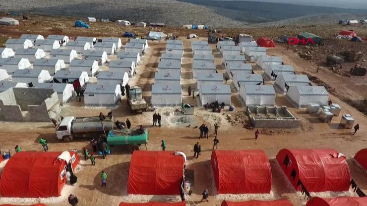 Kızılay İdlibe 1000 briket ev yapıyor