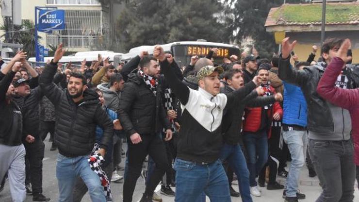 Beşiktaşlı taraftarlar arasında arbede çıktı