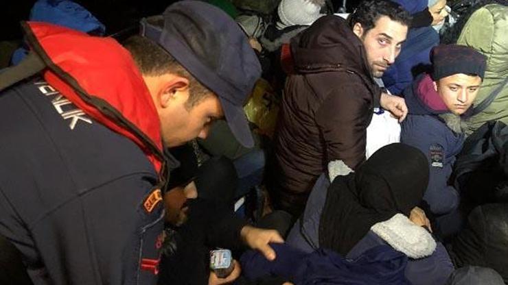 Bodrumda 39 göçmen yakalandı