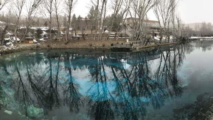 Sivasın kışın donmayan tek gölü, Gökpınar