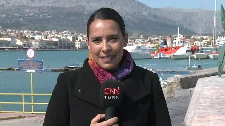 CNN TÜRK ekibi Sakız Adasında