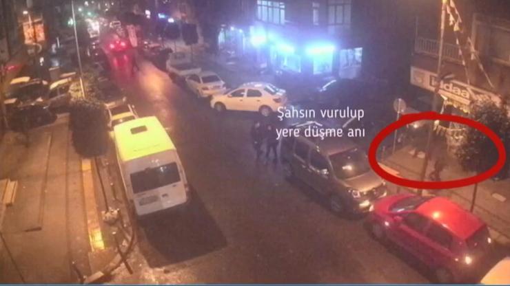 Fenerbahçenin tribün liderinin vurulma anı kamerada
