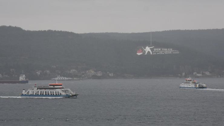 Gökçeada ve Bozcaada feribot seferlerine poyraz engeli