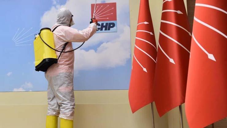 CHP Genel Merkezi, dezenfekte edildi
