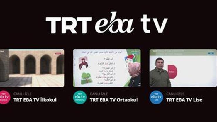 EBA TV 3 Nisan ders programı (İlkokul – ortaokul – lise) EBA TV canlı izle