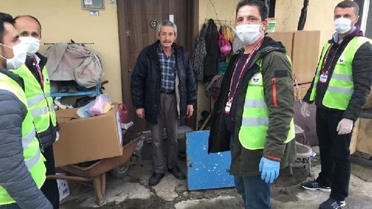 Demirköyde 400 koli gıda ve temizlik malzemesi dağıtıldı