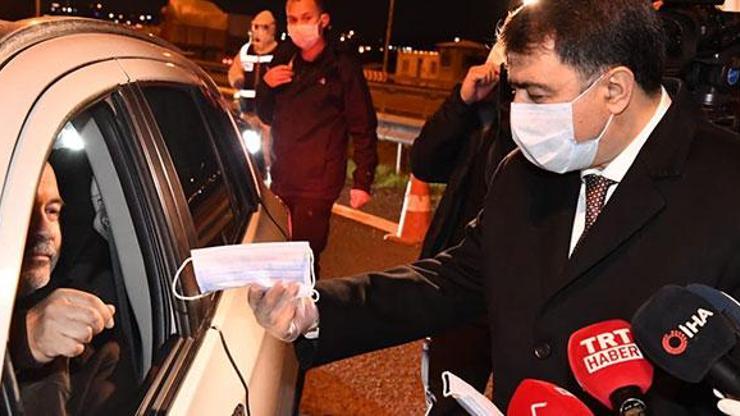 Ankara Valisi Şahin, şehir girişlerindeki kontrol noktalarını inceledi