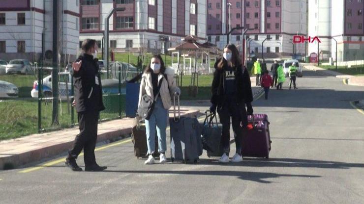 Sivasta 520 öğrenci yurtlardan tahliye edildi