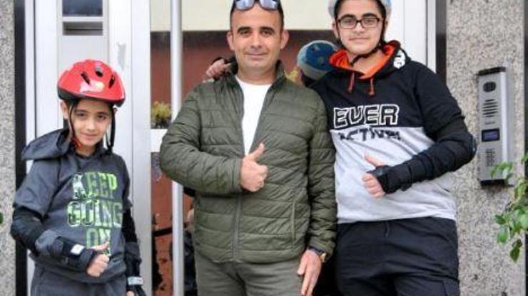 Türkiyeyi gülümseten paten görüntülerindeki baba ve oğulları konuştu