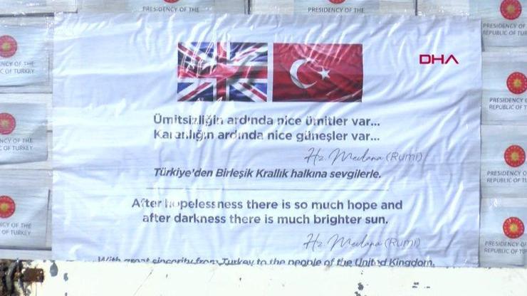 İngilizler Türkiyeden gelecek ekipmanları bekliyor