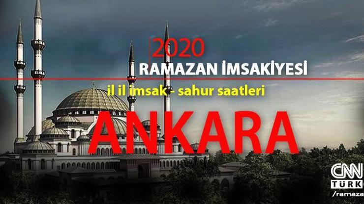 Ankara imsakiye 2020 Ramazan: 24 Nisan Ankara imsak saati