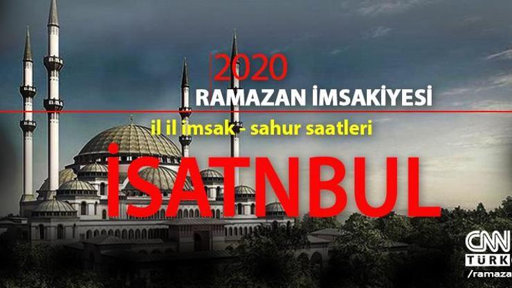 İstanbul imsakiye 2020 Ramazan: 24 Nisan İstanbul imsak saati