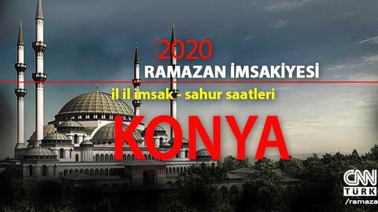 Konya imsakiye 2020: Konya iftar vakti – Akşam ezanı 24 Nisan