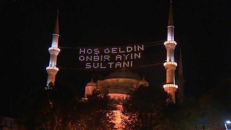 İstanbulda 7 tarihi cami mahya ile süslenecek