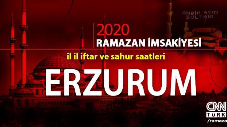 Erzurum imsakiyesi 2020… 25 Nisan Erzurum iftar vakti ne zaman, akşam ezanı saat kaçta