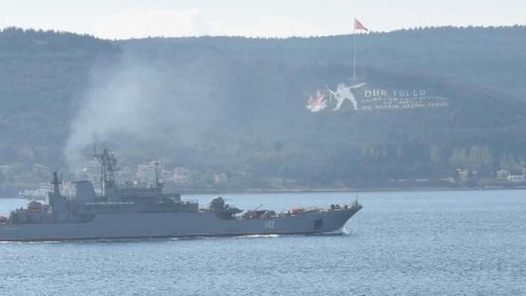 Rus savaş gemisi Novocherkassk, Çanakkale Boğazından geçti