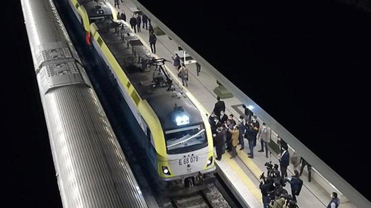 İlk yurt içi yük treni Marmaraydan geçti